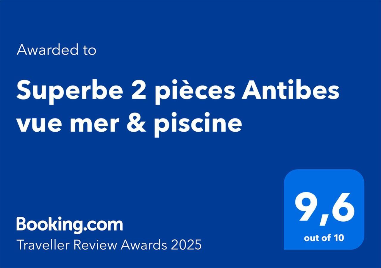 Superbe 2 Pieces Vue Mer, Piscine, Parking Leilighet *
